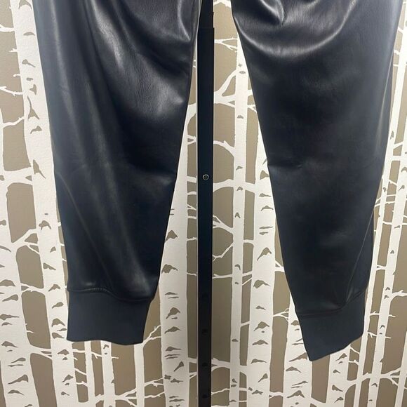 Sundays Brasada NEW $216 Faux Leather Joggers sz M Black - Picture 11 of 13